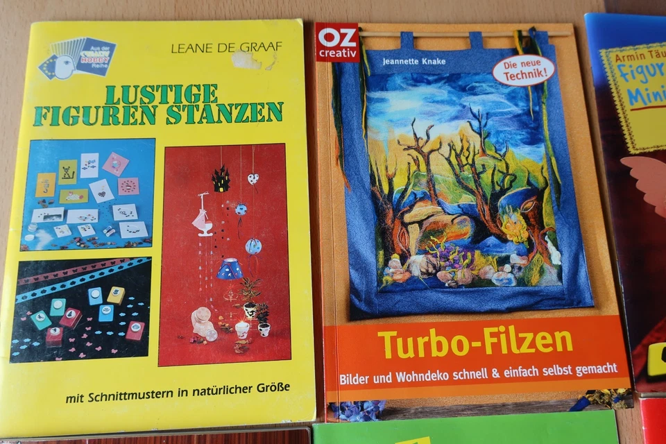 10 x Anleitungen Hefte zum Basteln - Salzteig Modeschmuck Kreuzstich Perlentiere - Bild 2 von 4