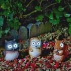 Solar Garden Animal Outdoor LED Ornament Owl Squirrel Hedgehog Path Patio Light