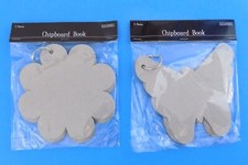 Lot Of 2 Colorbok 5 Piece Chipboard Books Butterfly Scalloped Circle New