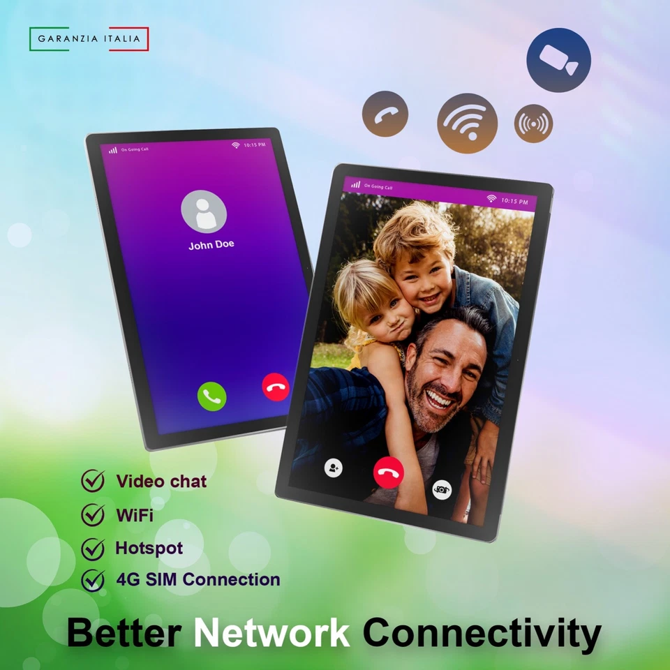 Tablet 10 Pollici Android 14 32GB 128GB, Wifi +sim  6G Tastiera e Mouse inclusi - Immagine 3 di 4