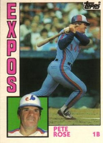 Pete Rose Signed Montreal Expos Jersey (JSA) MLB's All-Time Hit Leader/ 4256 - Picture 5 of 6