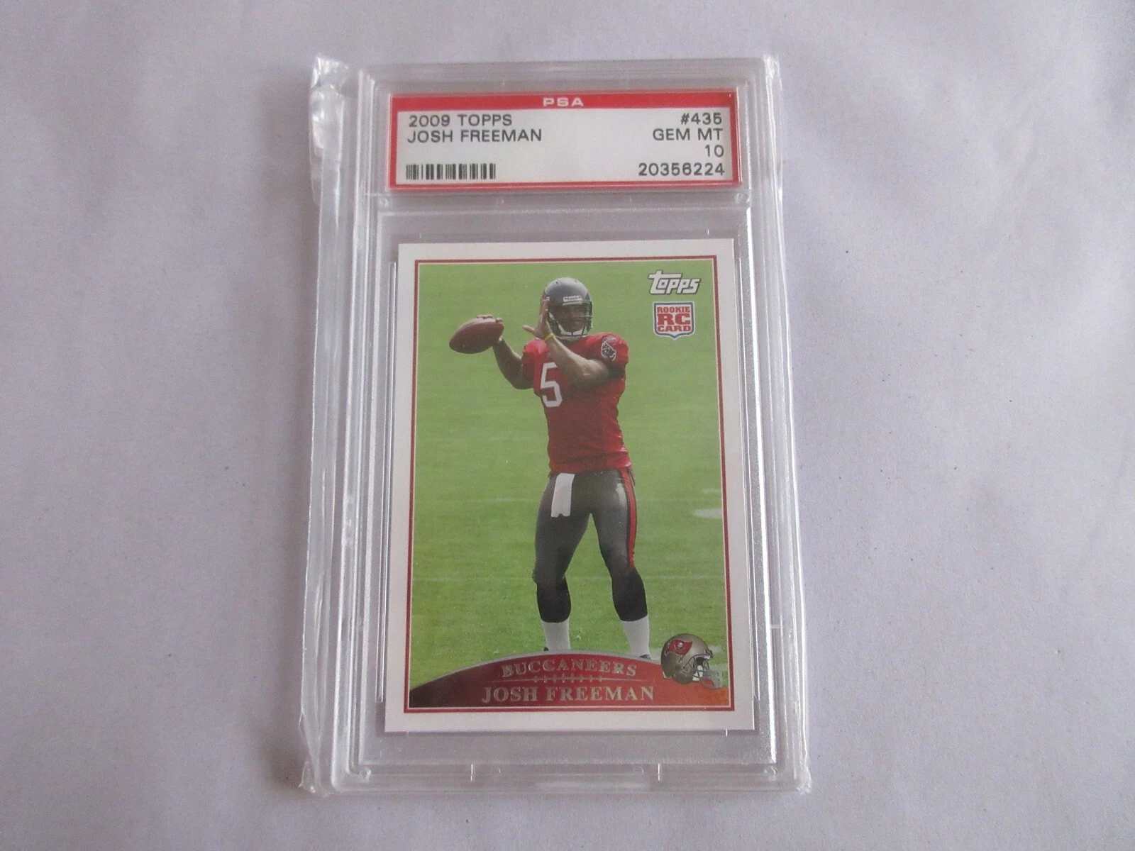 Josh Freeman Topps #435 With Helmet
