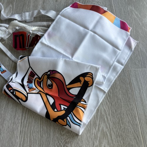 New Miami Heat Logo Mashup Clear Fanny Pack Towel And Keychain - Picture 5 of 5