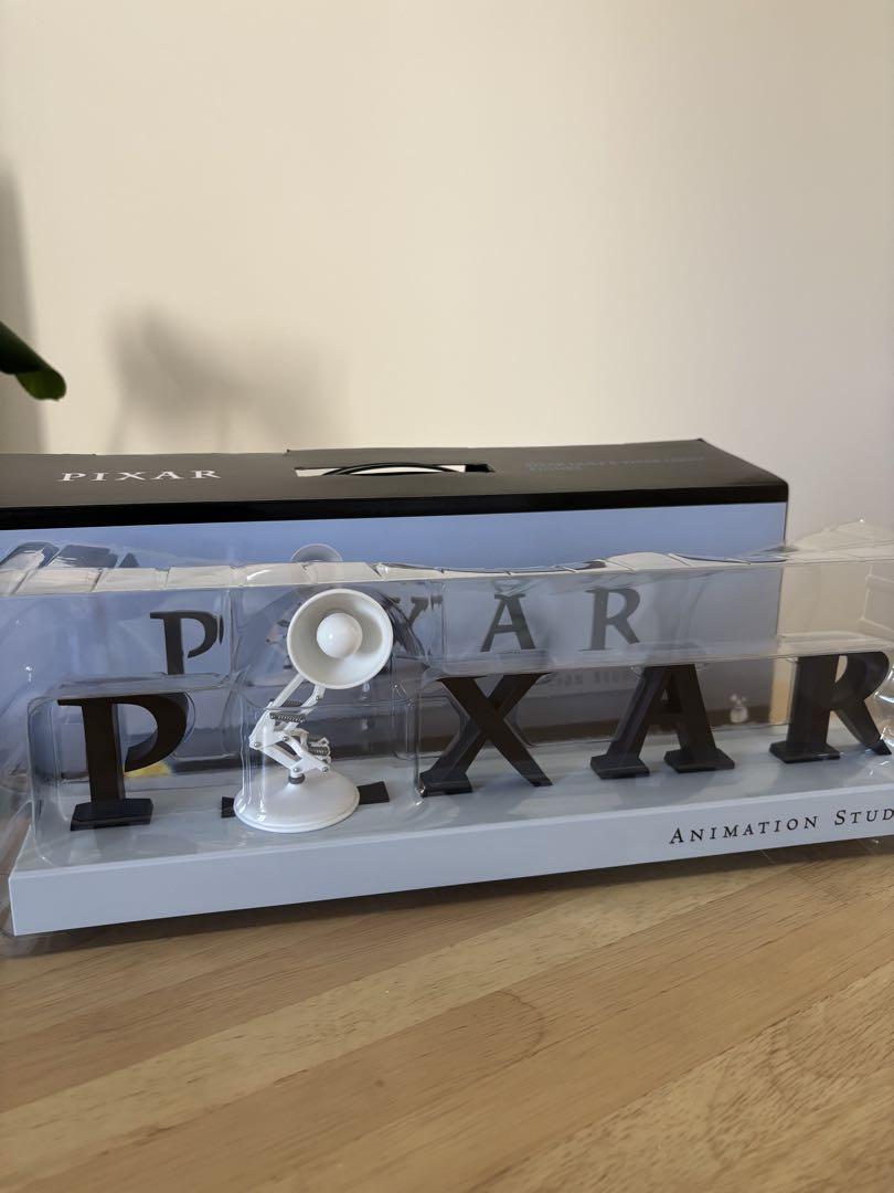 Disney Pixar Lamp & Logo Figure Happy Kuji Last One Prize