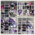 Purple Craft Embellishments Assortment