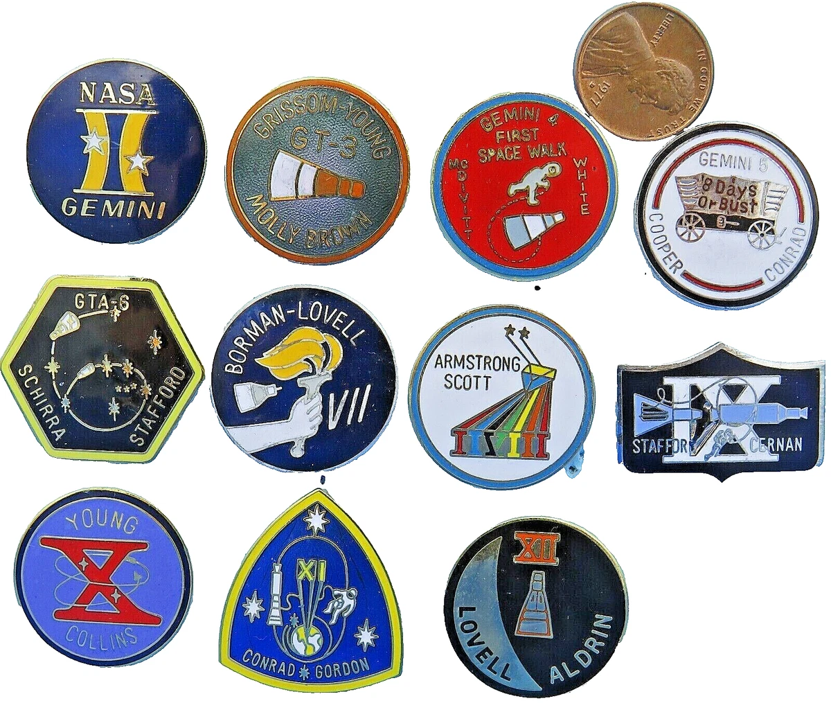 NASA Pin Gemini Exploration Mission Collectibles for sale | eBay
