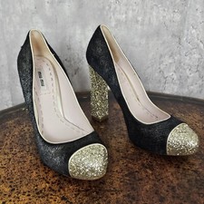 Gold Heels Miu Miu for sale | eBay