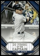 2020 Topps Update #YOC-14 Derek Jeter 20 Years of The Captain New York Yankees
