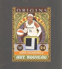 arike ogunbowale,origins wnba,gold patch 07/10,dallas wings,divine savior,notre