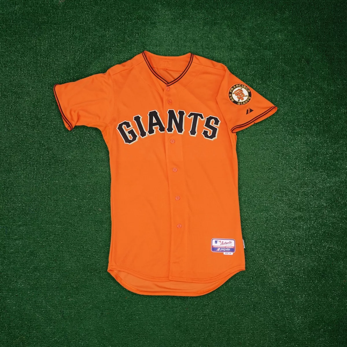 San Francisco Giants Authentic On-Field Alternate Orange Cool Base Jersey