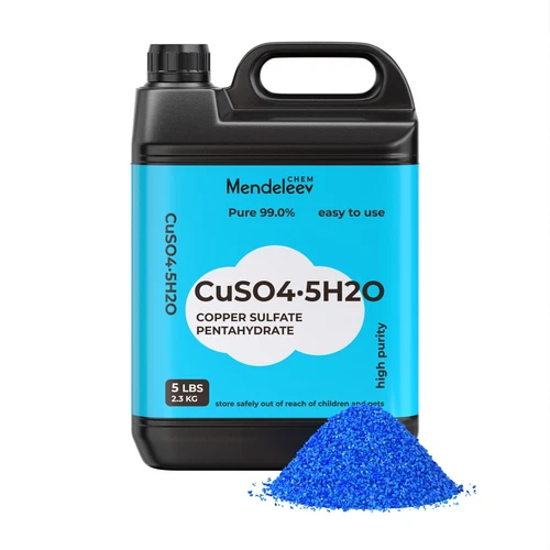5 LBs Copper Sulfate Fine Crystals, Powder 99% Pure Granular (2.3 kg)