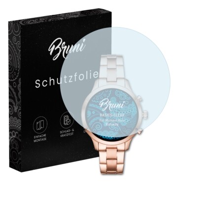 Bruni 2x Folie für Michael Kors Runway Schutzfolie Displayschutzfolie