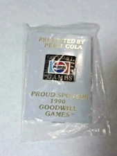 Vintage Seattle Goodwill Games 1990 Collectible Pepsi Pin ~ Ships FREE