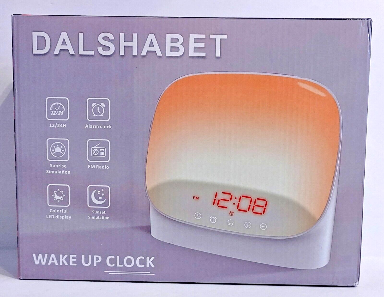 Dalshabet Sunrise Alarm Clock with Sleep Mode and Sunset Simulation-image