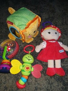 fisher price high chair toy