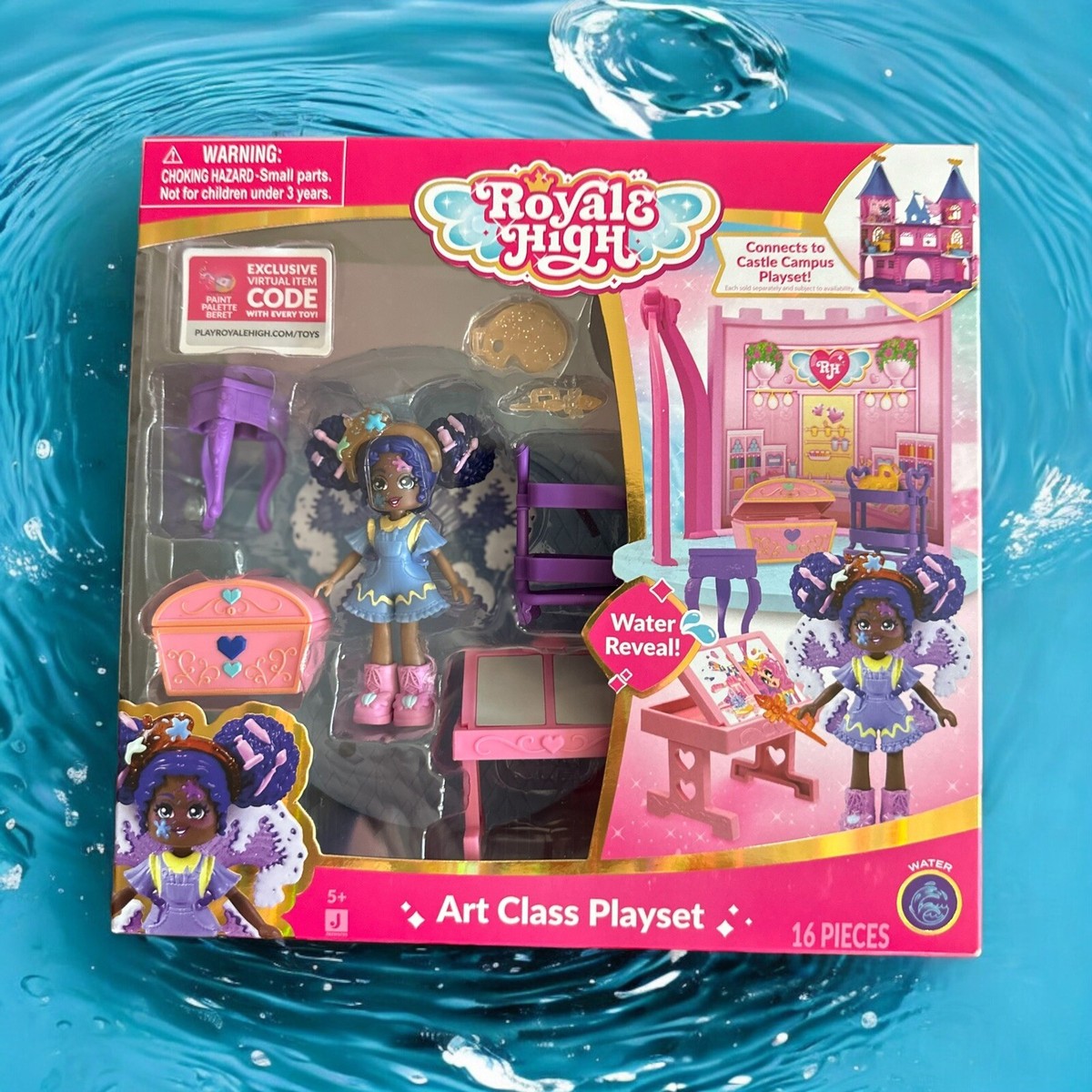 Royale High Doll Art Class Playset With Code 2024 Roblox Brand New