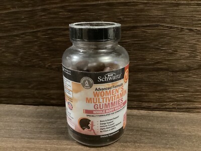 Bio Schwartz Advanced Formula Women Multivitamin 60  Gummies Gluten Free *10/23