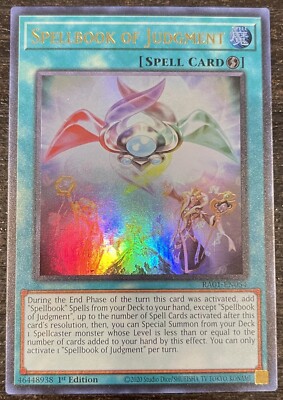 Yugioh! - Spellbook of Judgement - RA01-EN054 - Ultra Rare - NM/M | eBay Yugioh! - Spellbook of Judgement - RA01-EN054 - Ultra Rare - NM/M | eBay