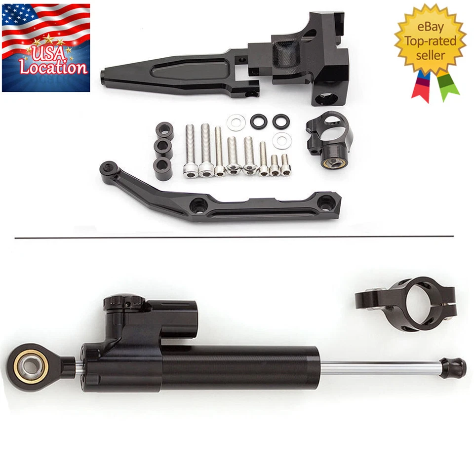 For Yamaha FJ-09 MT-09 Tracer 2015-2020 Steering Stabilizer Bracket Mount Kit - Image 3 of 4