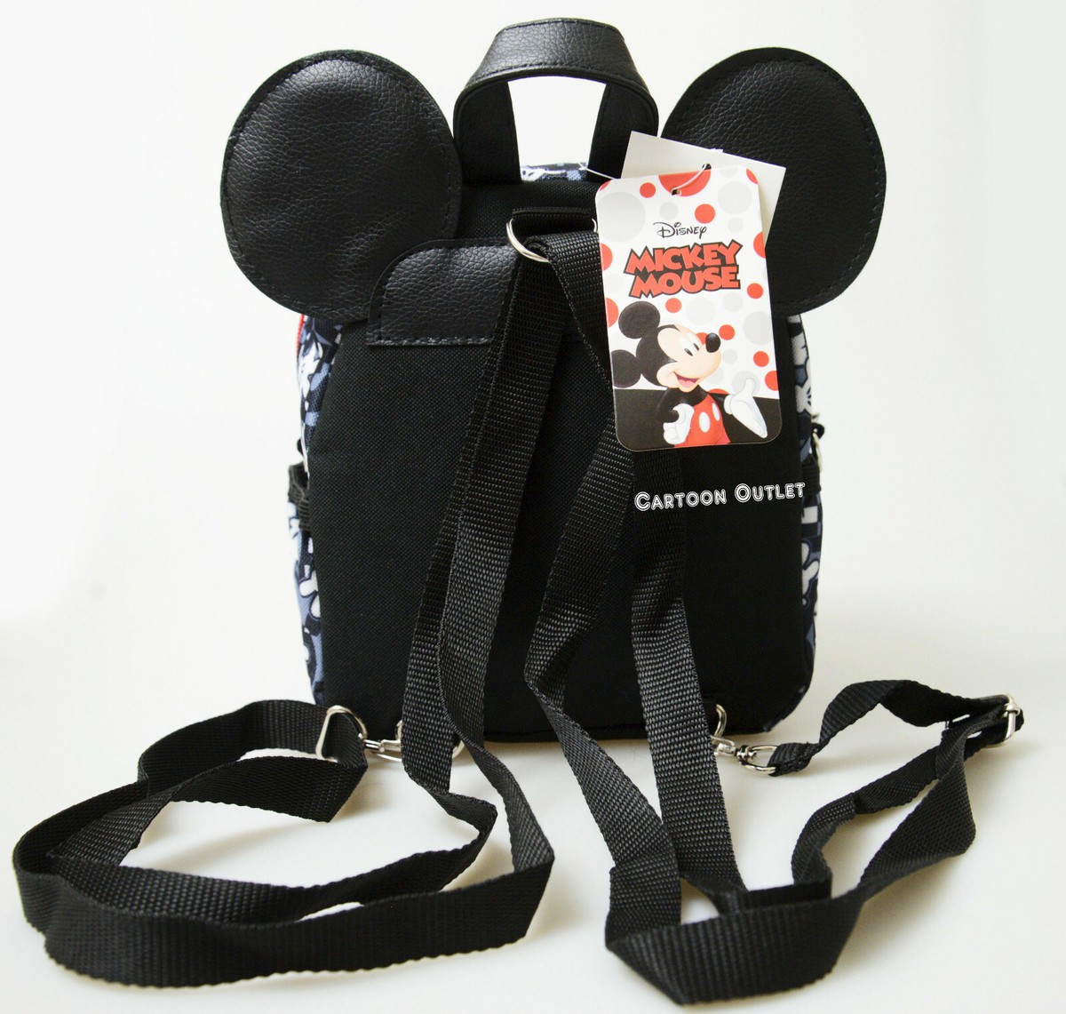 Disney Mickey Mouse Mini Backpack 10-inch PU Leather Daypack for Women Men Mickey Mini Backpack main image 2