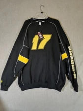 Chase Authentics Nascar 3XL Mens Black Sweatshirt Matt Kenseth Roush Pullover