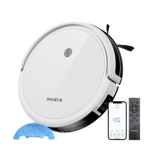 2021 NUOVO Robot Aspirapolvere e Lavapavimenti 2600Pa APP WIFI  Spazzatrice+Panno | eBay