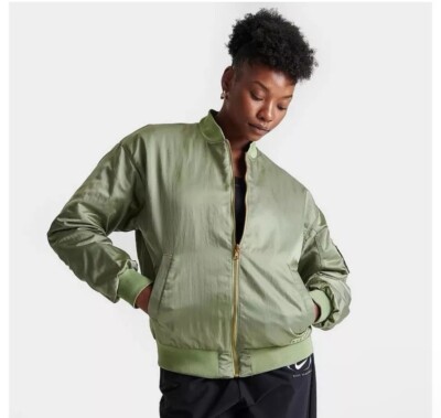 champion jacket womens green