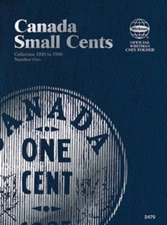 One Whitman Coin Folder 2479 Collection For Canadian Small Cents Vol.1 1920-1988