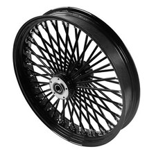 FatFlex Fat Spokes 21" Front Black Wheel Dual Disc, For 00-07 Touring