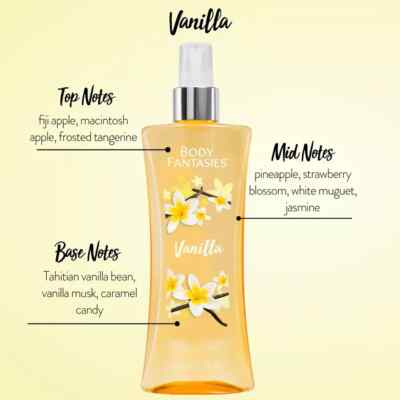 Body Fantasies Signature Fragrance Body Spray, Vanilla, 8 fl oz | eBay