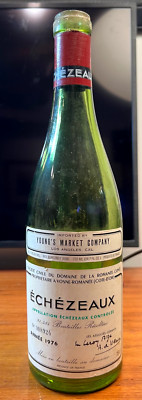 Authentic 1976 Echezeaux Domaine de la Romanee Conti Empty 750ML Bottle