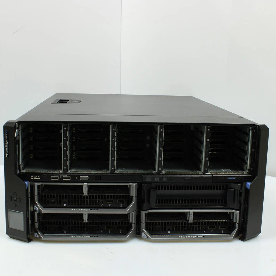 Dell PowerEdge VRTX 3xM630 Blade 6xXeon E5-2630 v3 288 GB de RAM sin unidades/servidor de sistema operativo Foto 2 de 4