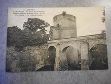 Old postcard CHINON LE CHATEAU LA TOUR DU CODRAY 37 N59