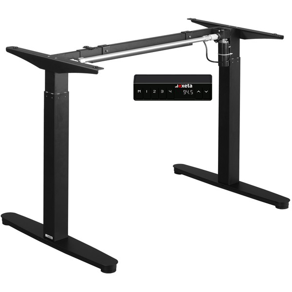 Elektrisch HöHenverstellbar Exeta Ergoeasy Schreibtisch Gestell Homeoffice Black-image
