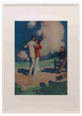 Goldbeck Walter Dean 1882 1925 Puck Magazin 1914 Tango T-Shirt A3 A4 gerahmter Druck