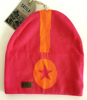 Satila 100% cotton Skull cap 3-5yr fuchia 
