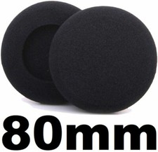 Replacement Pair Foam Cushon Sponge Over Ear Pad Covers Headset EarPad 8cm 80mm