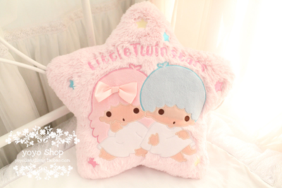 little twin stars my melody candy star pink fuzzy plush doll