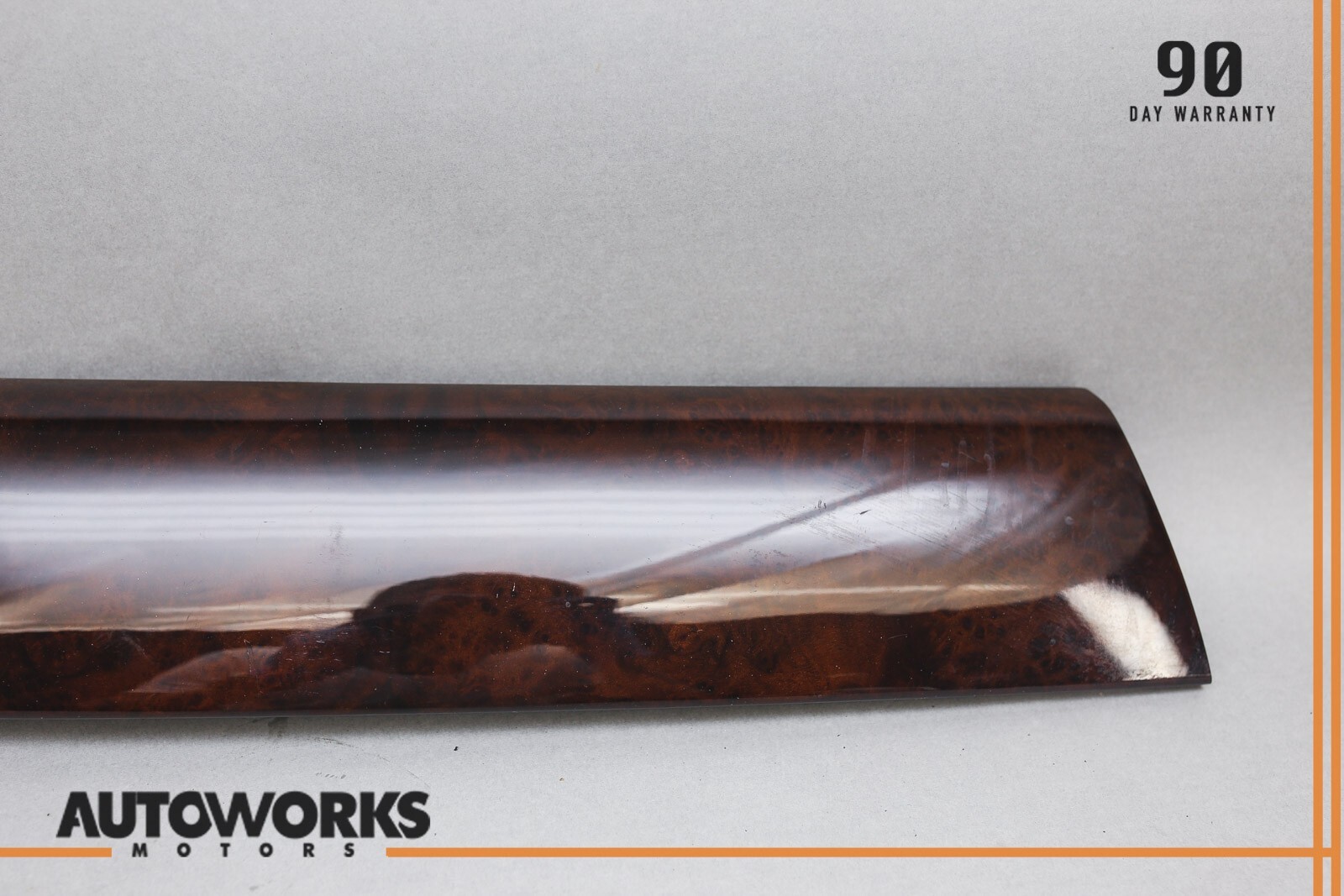 03-13 Maserati Quattroporte M139 Rear Left Side Door Panel Trim Wood OEM
