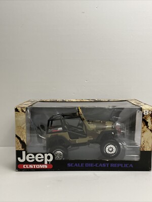Toy Zone Jeep Customs 2004 Wrangler Scale Die-cast Replica Camo 1