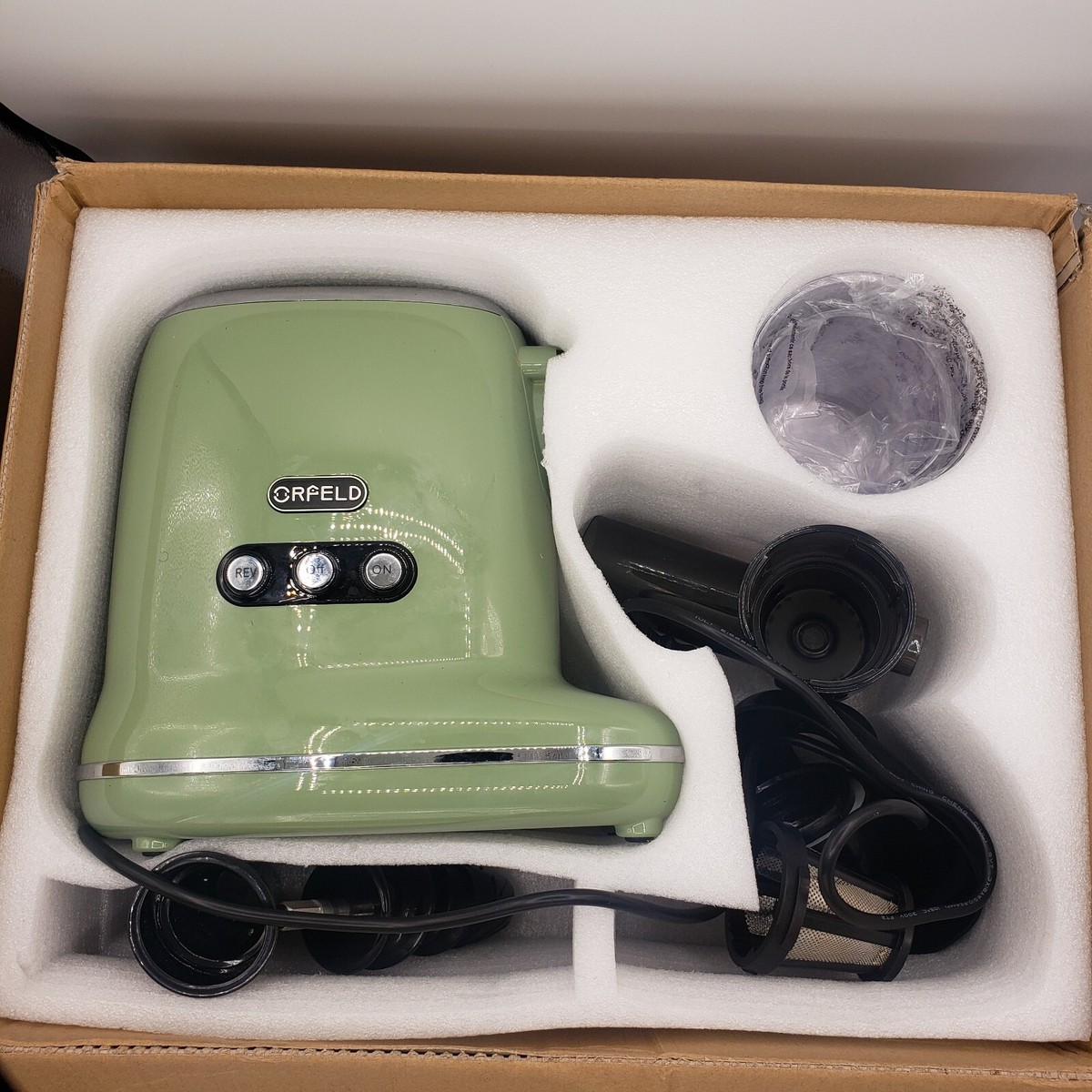 Juicer Masticating Juicer - Green - ORFELD - ZM1513 - High Yield