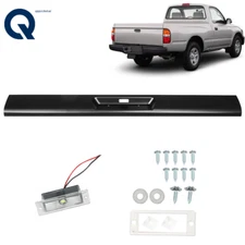 For Toyota Tacoma 1995-2004 Rear Bumper Steel Roll Pan w/Led License Plate Light