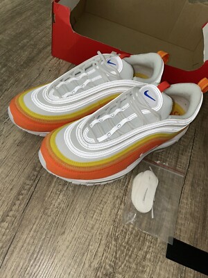 nike air max 97 white orange
