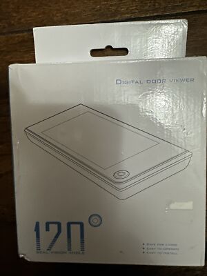 3.5'' Inch Digital Door Peephole Viewer Camera 120 Real Vision Angle  Wide Angle