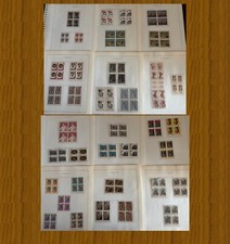 ITALIA 1976 Collezione completa in quartine MNH, su album Marini King