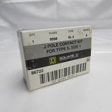 86722 Square D 9998-SL3 SERIES A 3-POLE CONTACT KIT FOR TYPE S, SIZE 1 - NOS