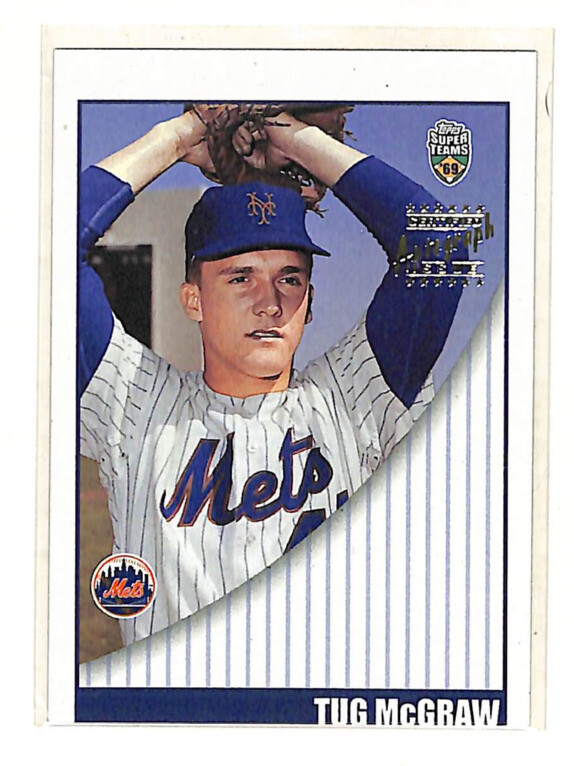 2002 Topps Super Teams Tug McGraw Autograph TEST PROOF Card Mets | eBay