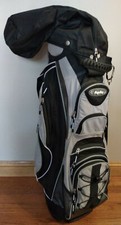 Bag Boy Cart Carry Golf Bag with 14-way Divider  Rain Cover 12 Pockets READ