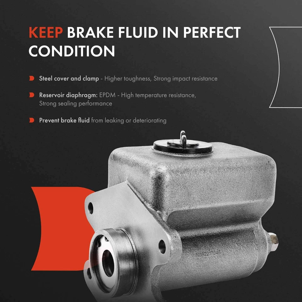 Cilindro maestro de freno con depósito para Ford L800 L900 LN800 LN8000 6,1 L 7,0 L Foto 3 de 4