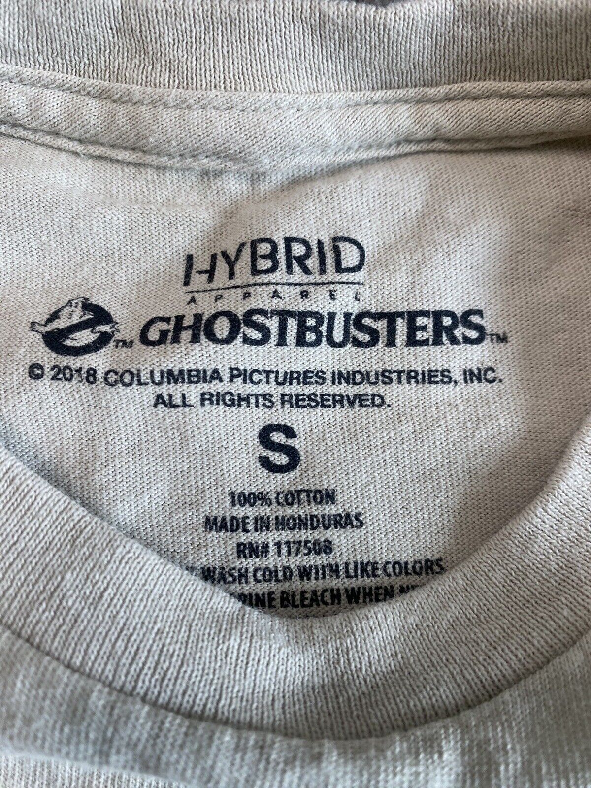 Hybrid Apparel Ghostbusters T-shirt adult sz small - image 2